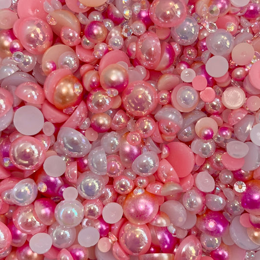 Pinky Promise - Pearl and Rhinestone mix