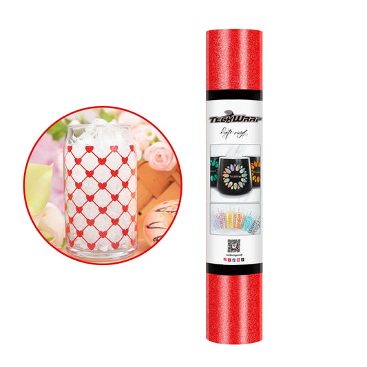 TeckWrap Shimmer Red Adhesive Vinyl - 5ft