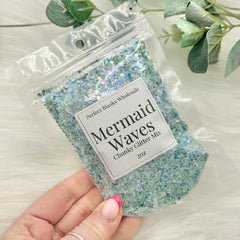 Mermaid Waves - Chunky Glitter