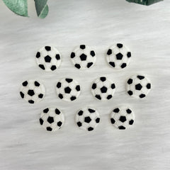 Football - 10 Pack of Cabochons