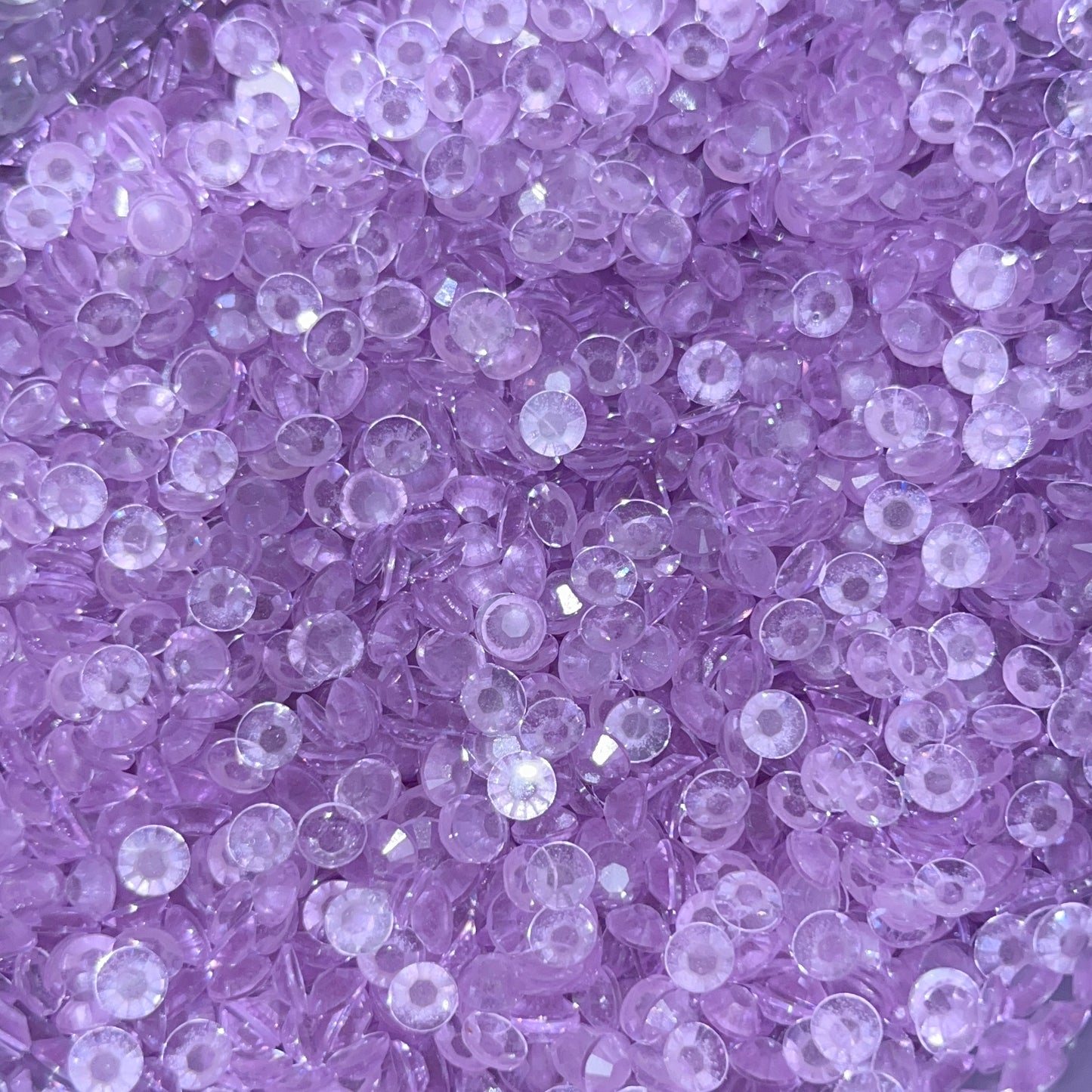 Purple Glow in the Dark Rhinestones - 5mm