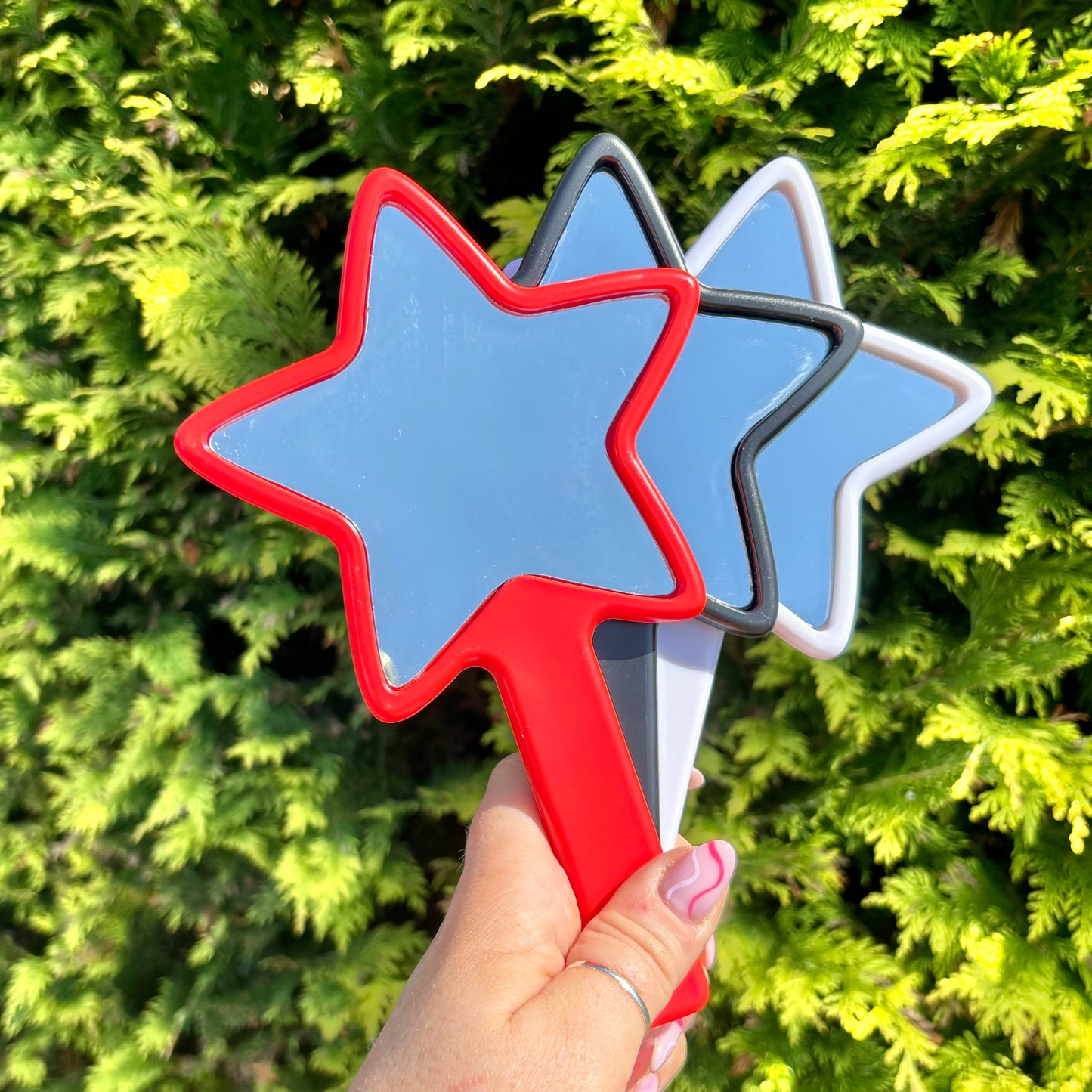 Hand Held Star Mirror