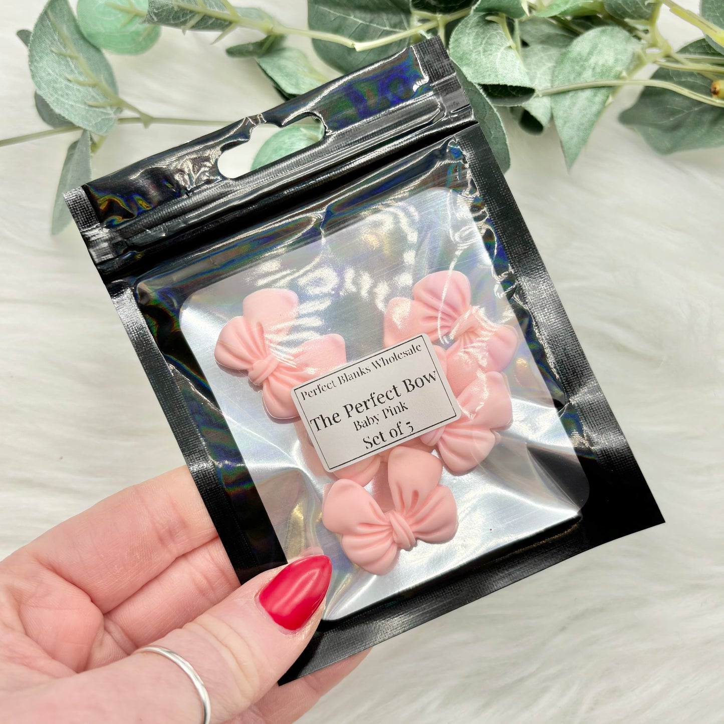 The Perfect Bow Cabochon - Baby Pink