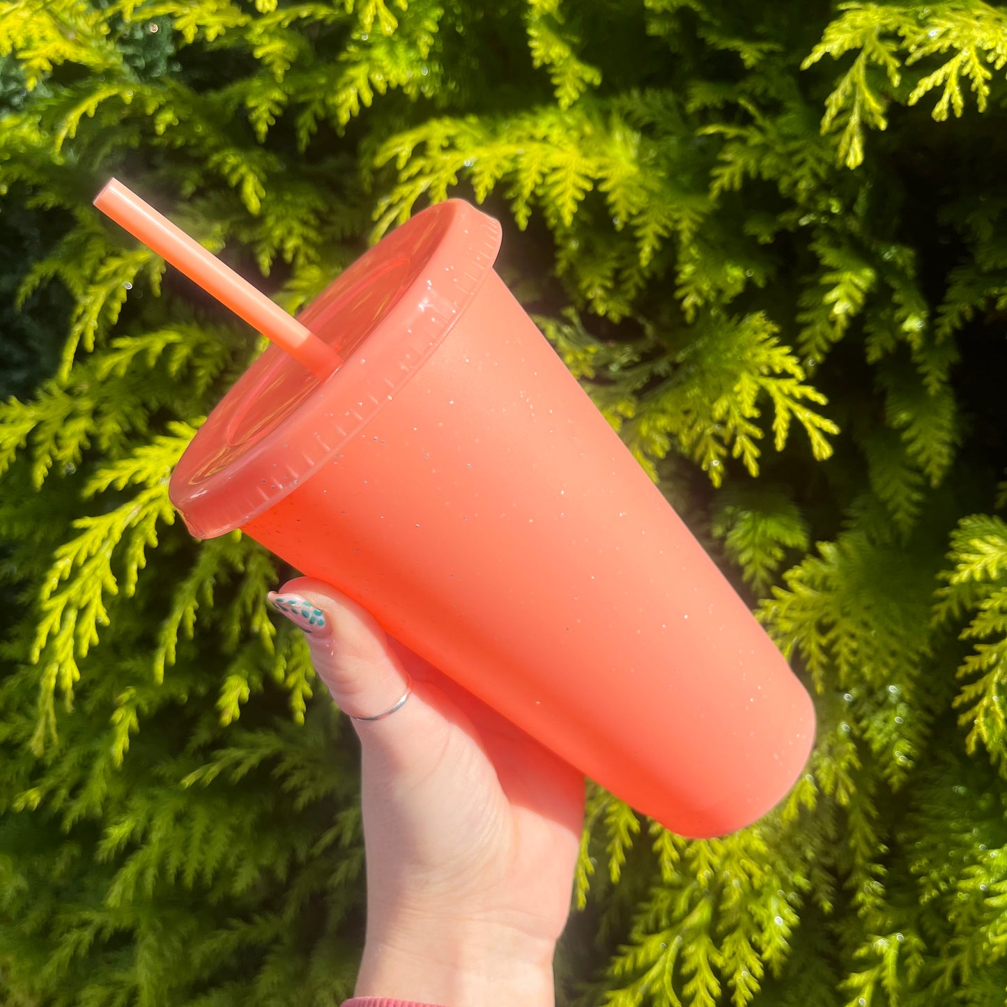 24oz Glitter Cold Cups