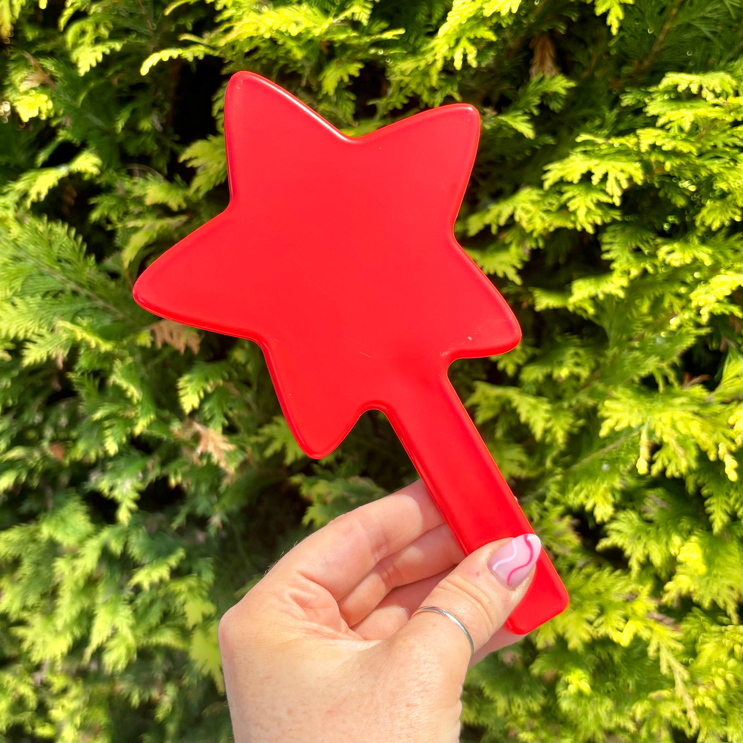 Hand Held Star Mirror