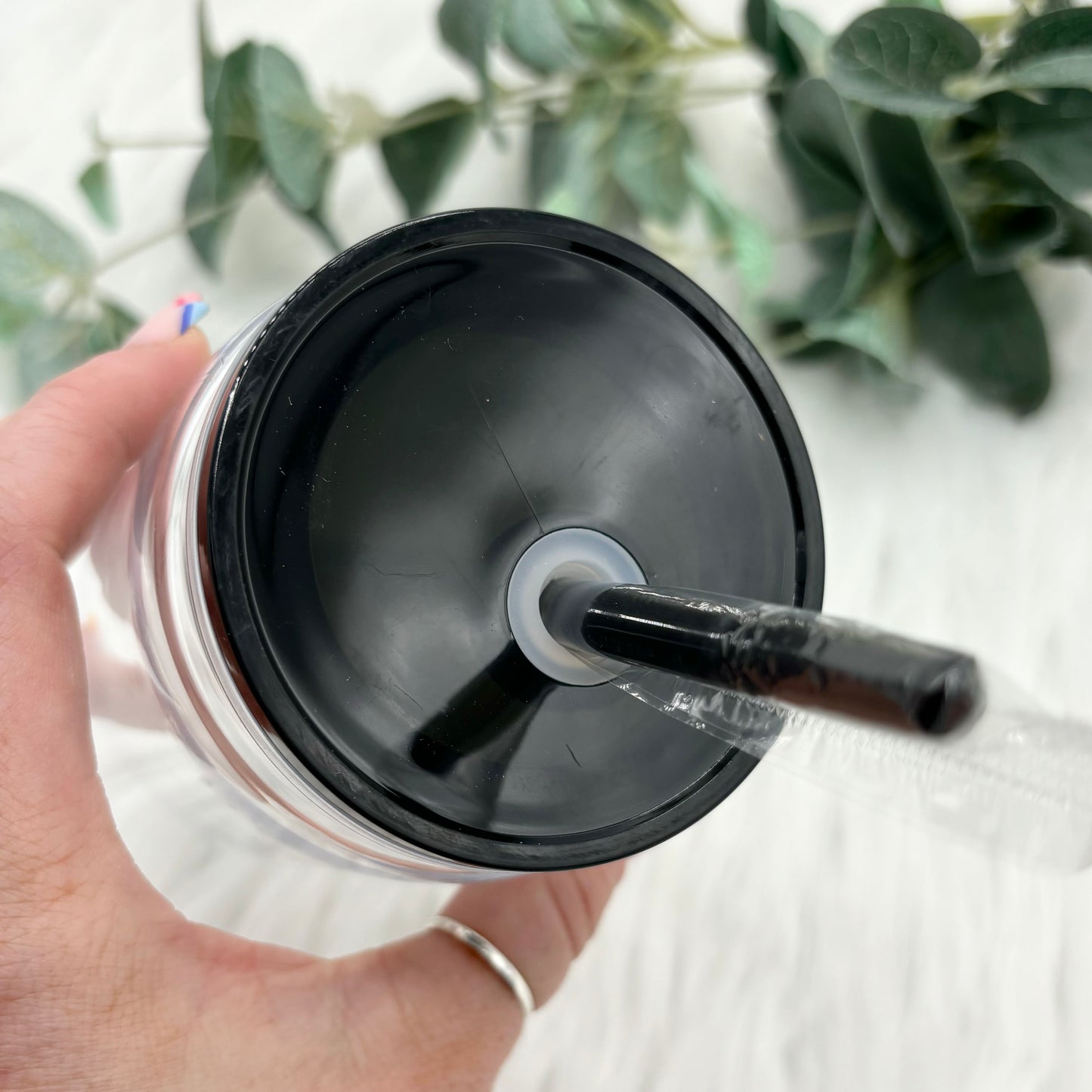 16oz Acrylic Double Walled Tumbler - Black
