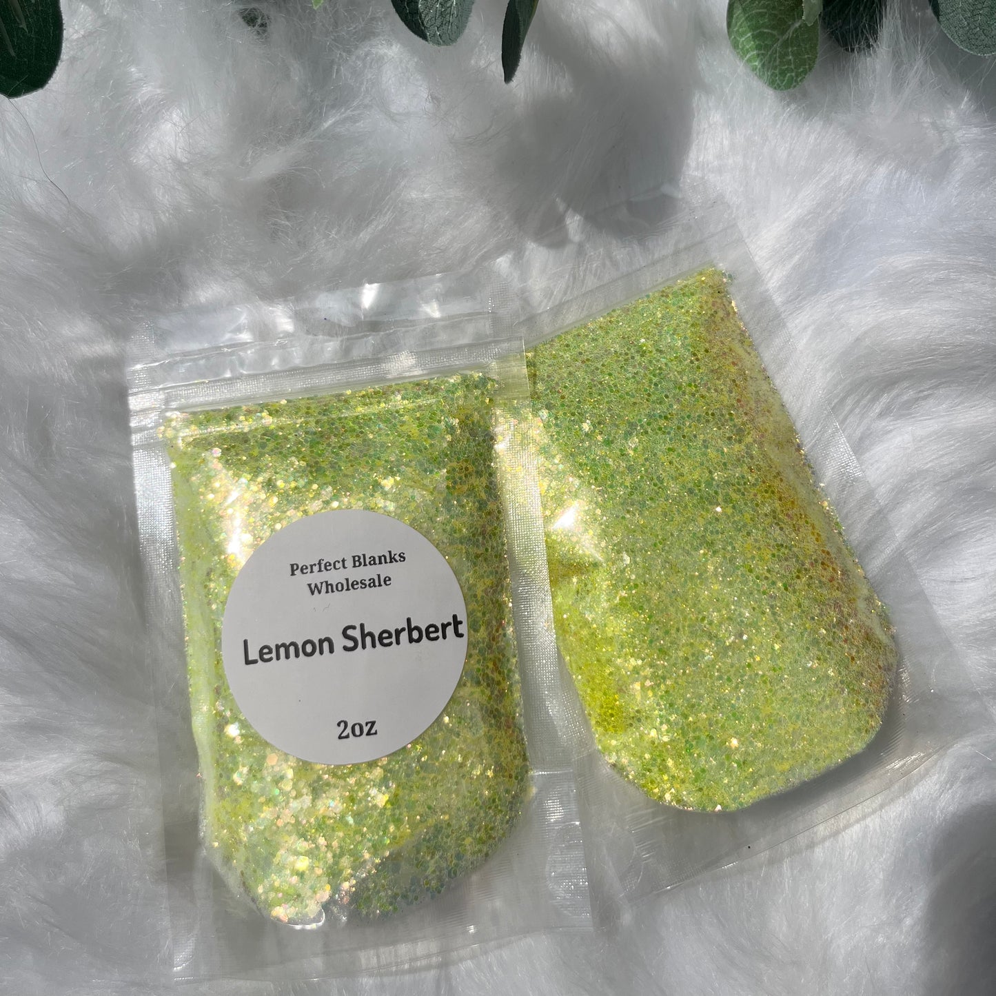 Sherbert Lemon - Chunky Glitter