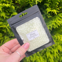 White / Glow Green in the Dark Rhinestones - 5mm