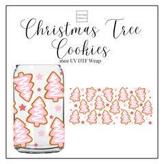 Christmas Tree Cookies 16oz UVDTF