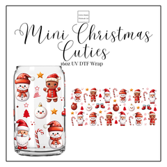 Mini Christmas Cuties 16oz UVDTF