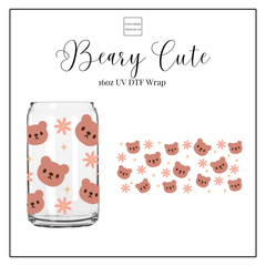 Beary Cute 16oz UVDTF
