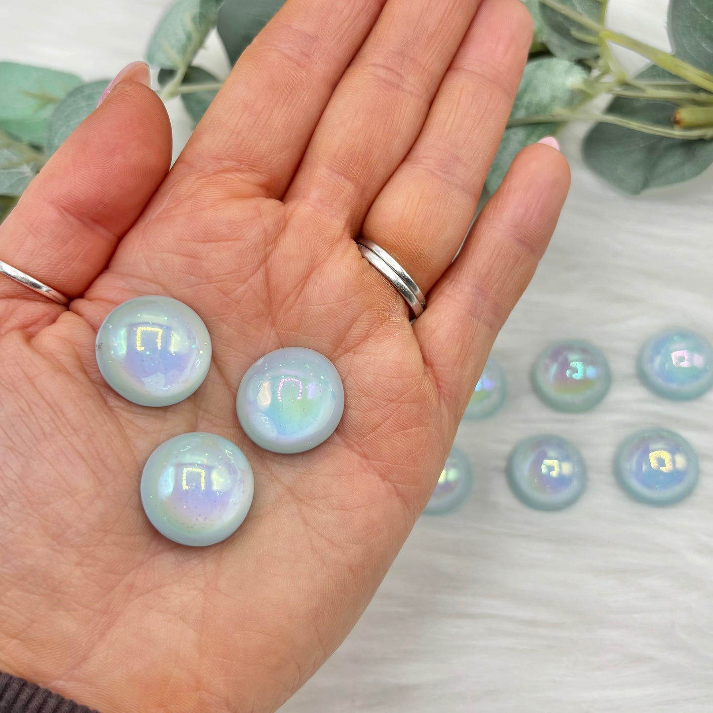 Pearl Bubbles - 10 Pack of Cabochons