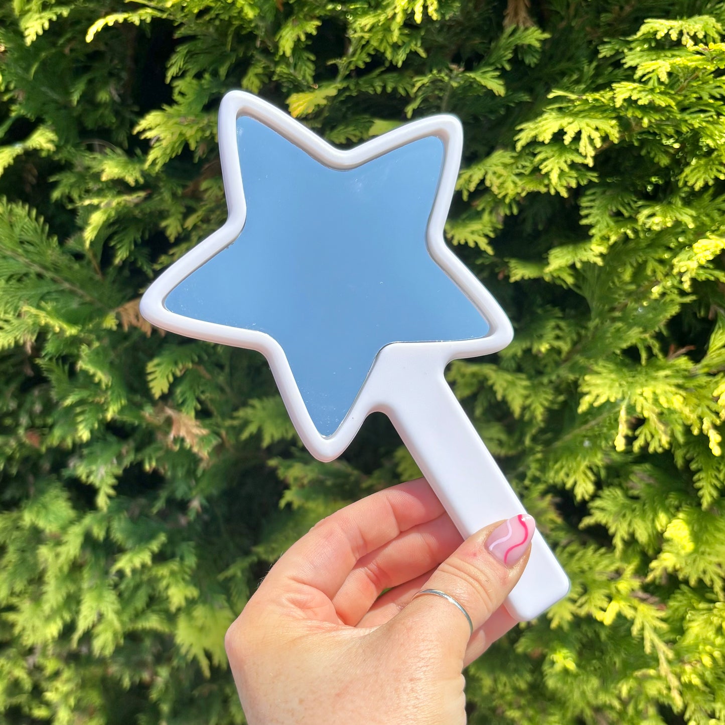 Hand Held Star Mirror