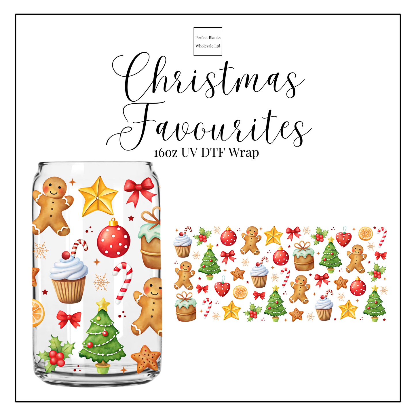 Christmas Favourite 16oz UVDTF