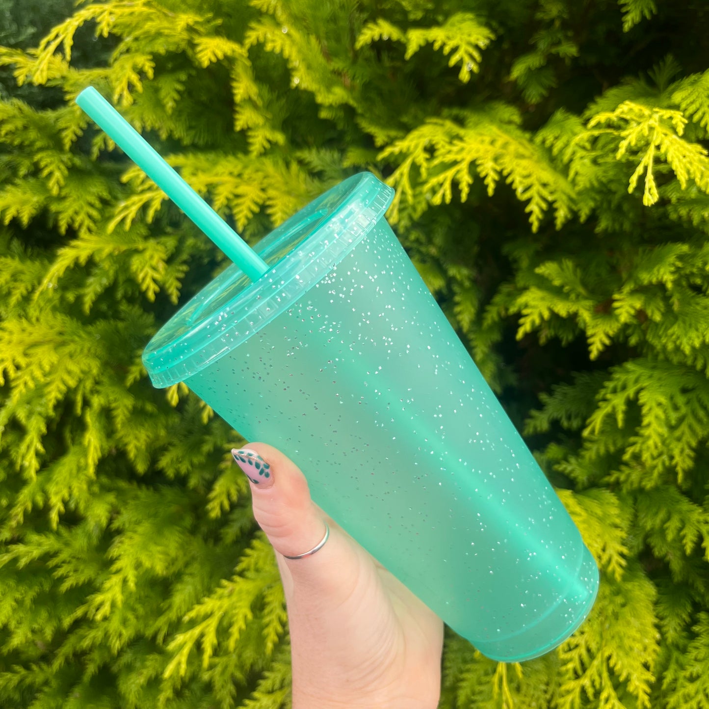 24oz Glitter Cold Cups