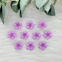 Lilac Lotus Flower - 10 Pack of Cabochons