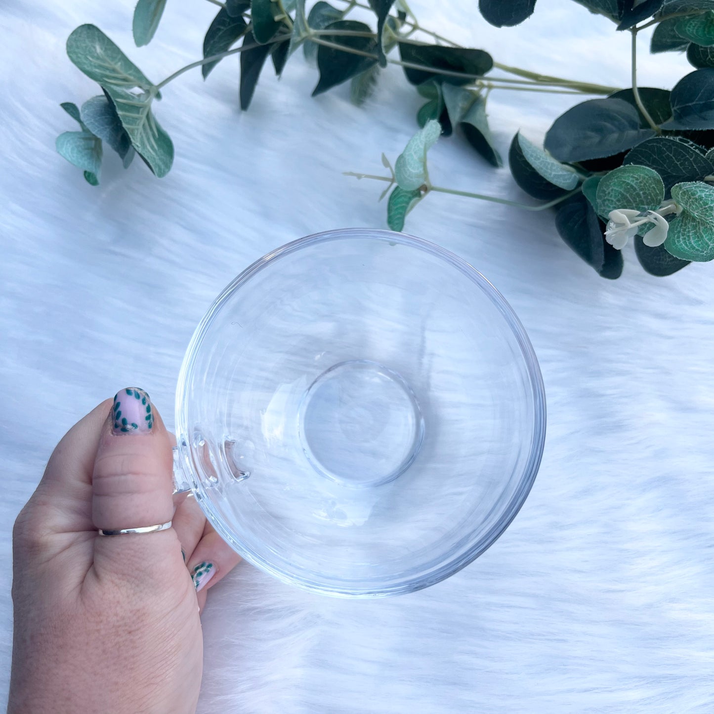 Cappuccino 450ml Glass Cup