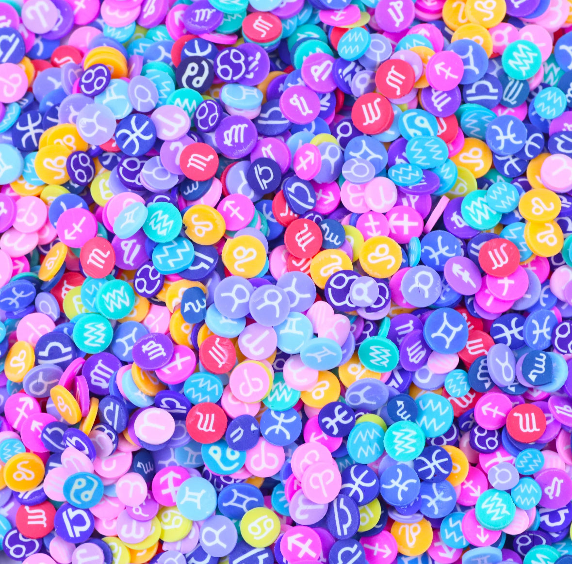 The Zodiacs - Polymer Clay Slices 1oz