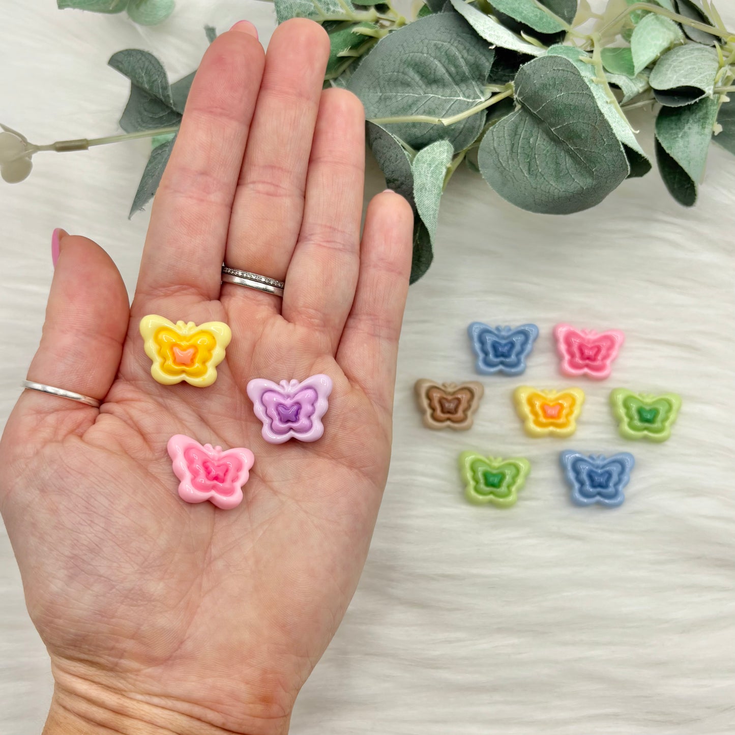 Y2K Groovy Butterflies - 10 Pack of Cabochons