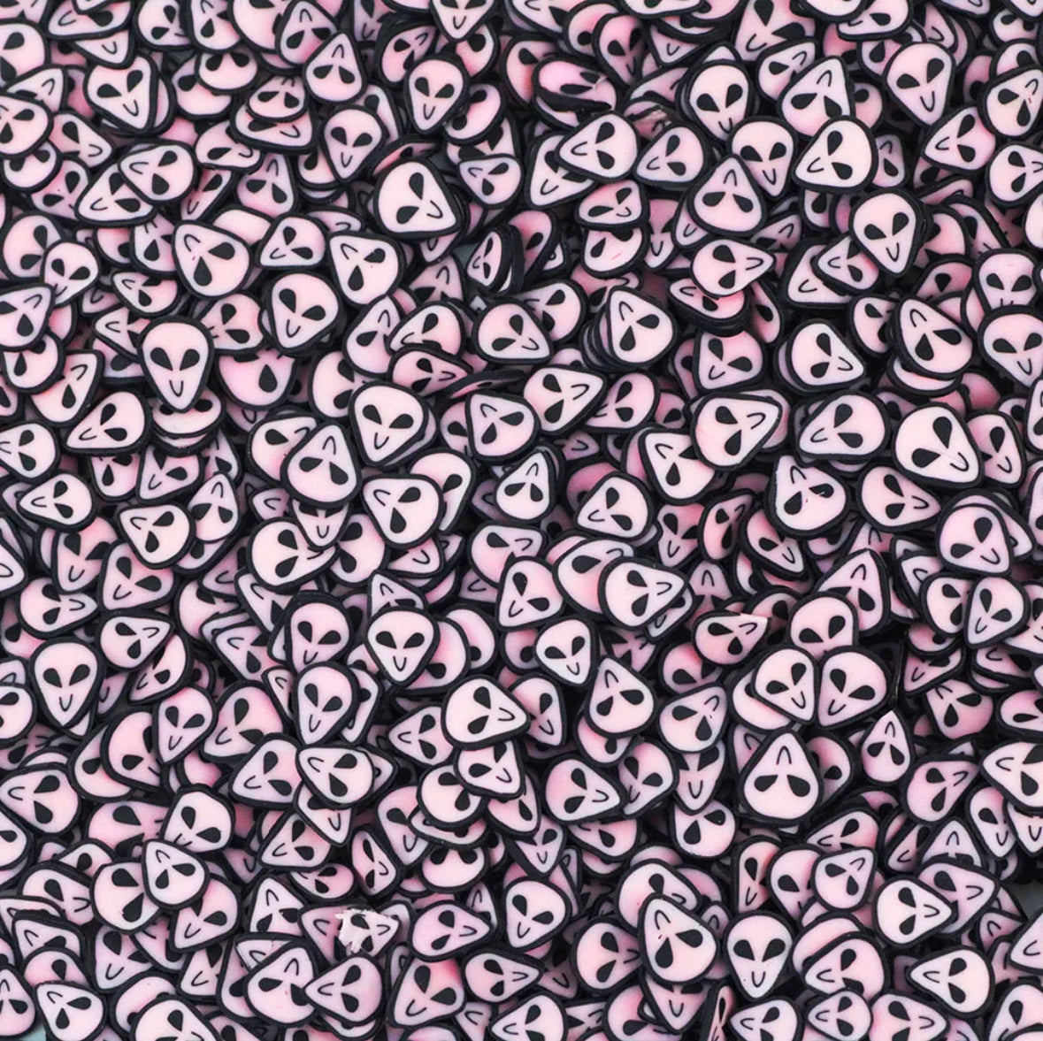 Little Pink Alien - Polymer Clay Slices 1oz