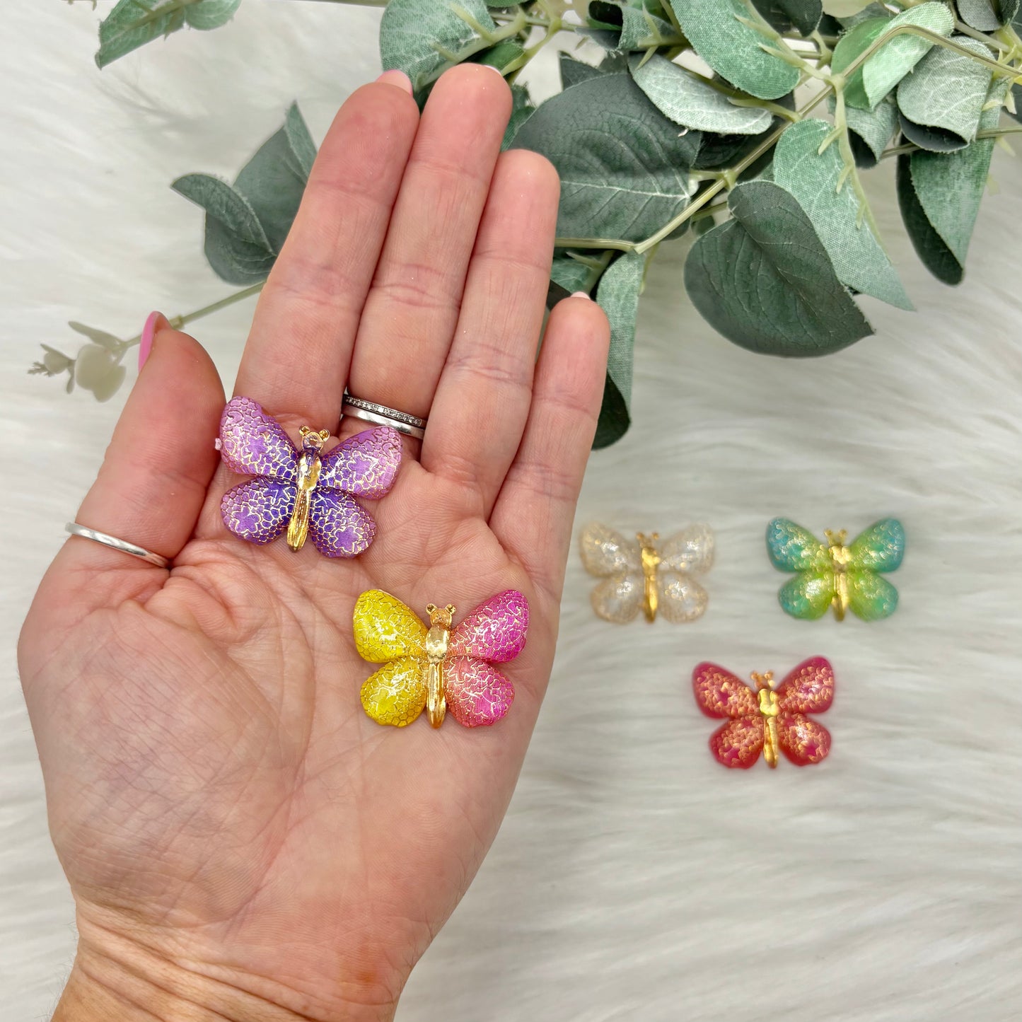 Butterfly Jewels - 5 Pack of Cabochons