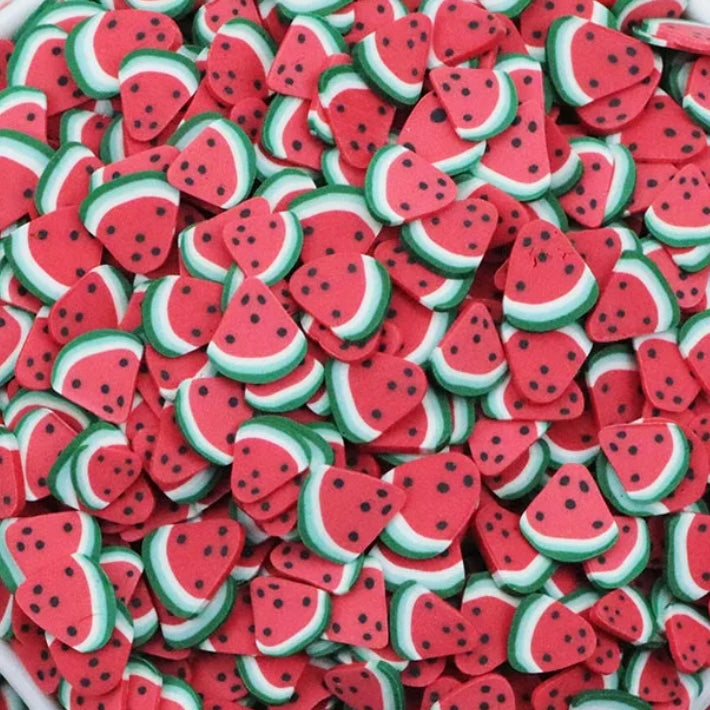 Watermelon Slices - Polymer Clay Slices 1oz