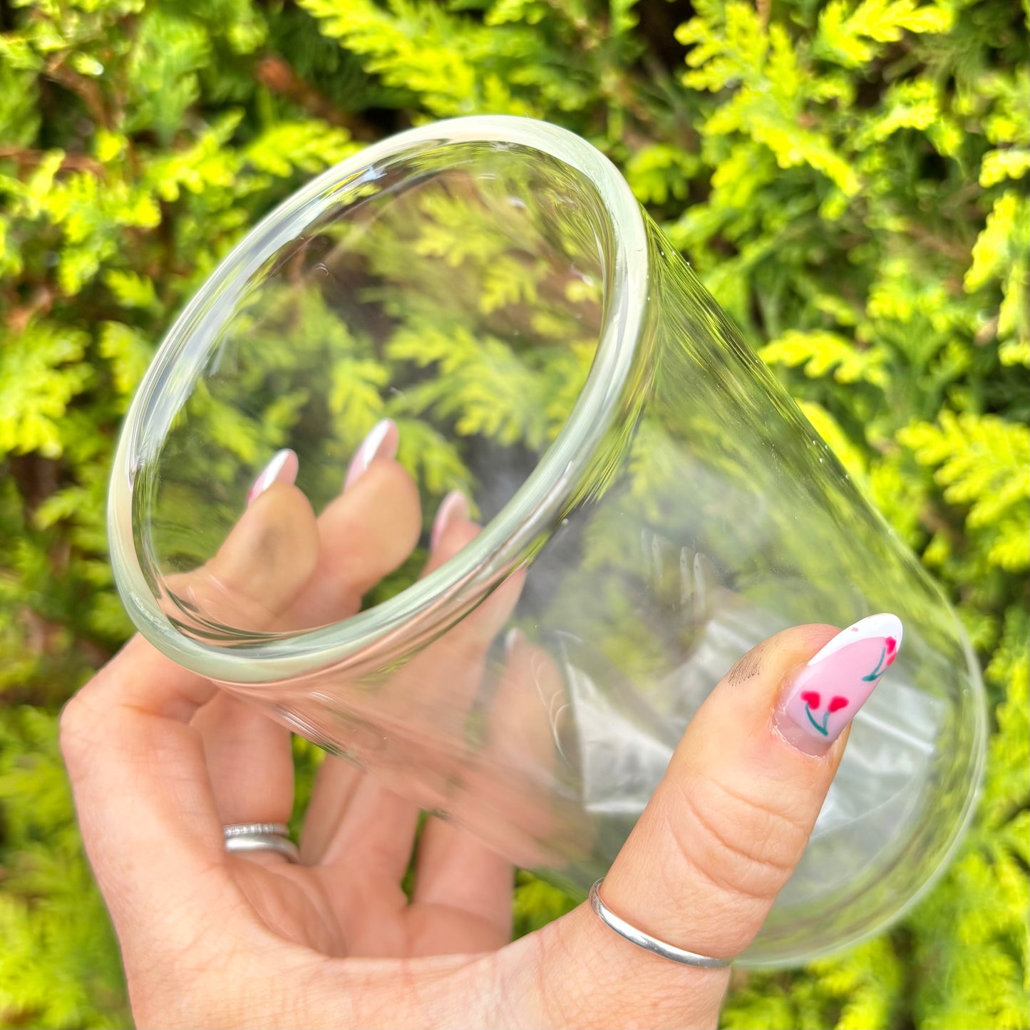 14oz Egg Shaped Glass Snowglobe