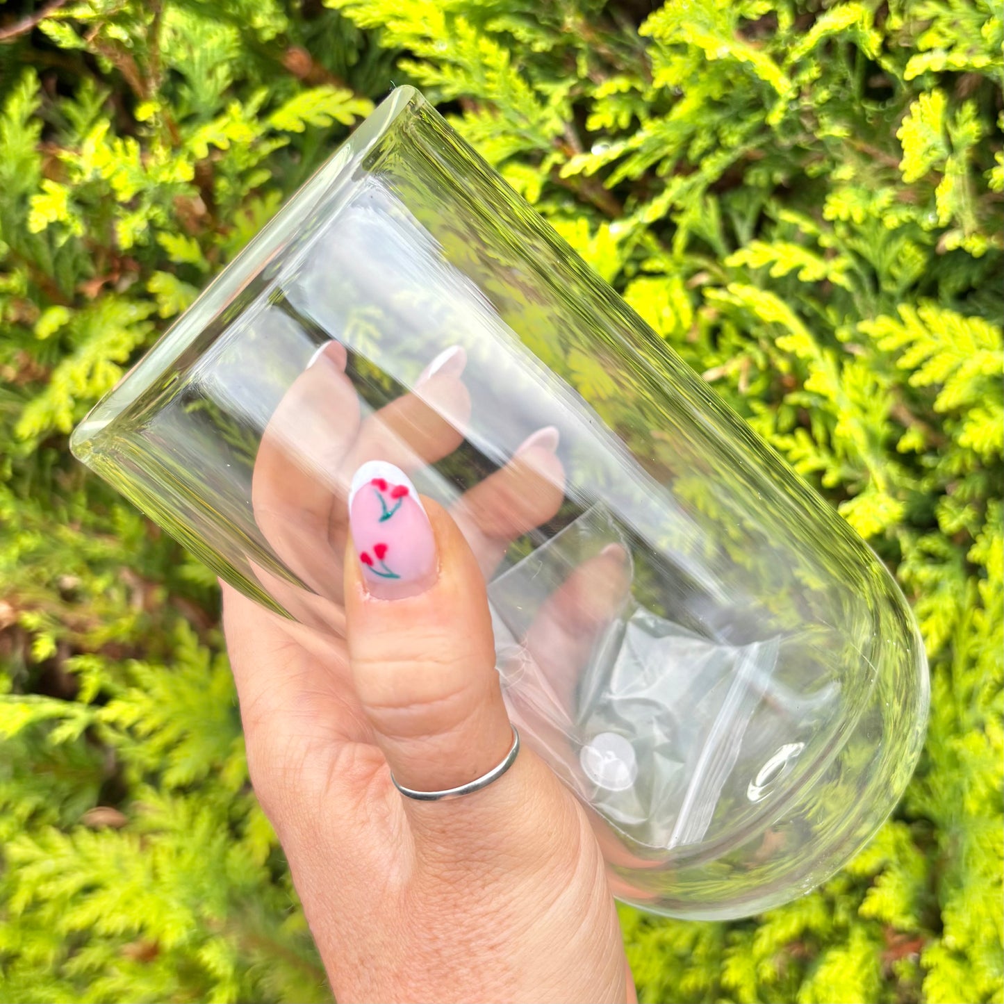 14oz Egg Shaped Glass Snowglobe