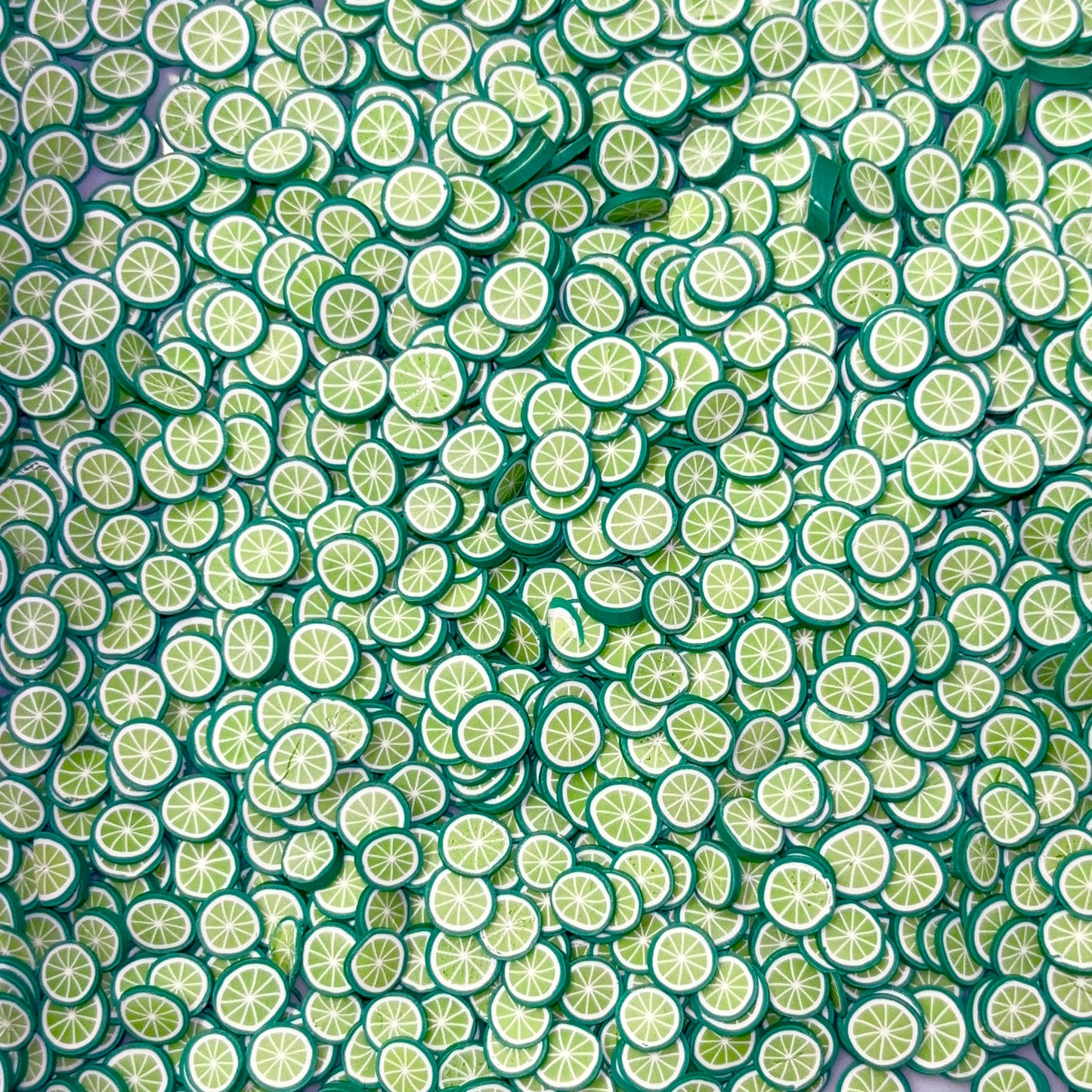 Lime Slice - Polymer Clay Slices 1oz