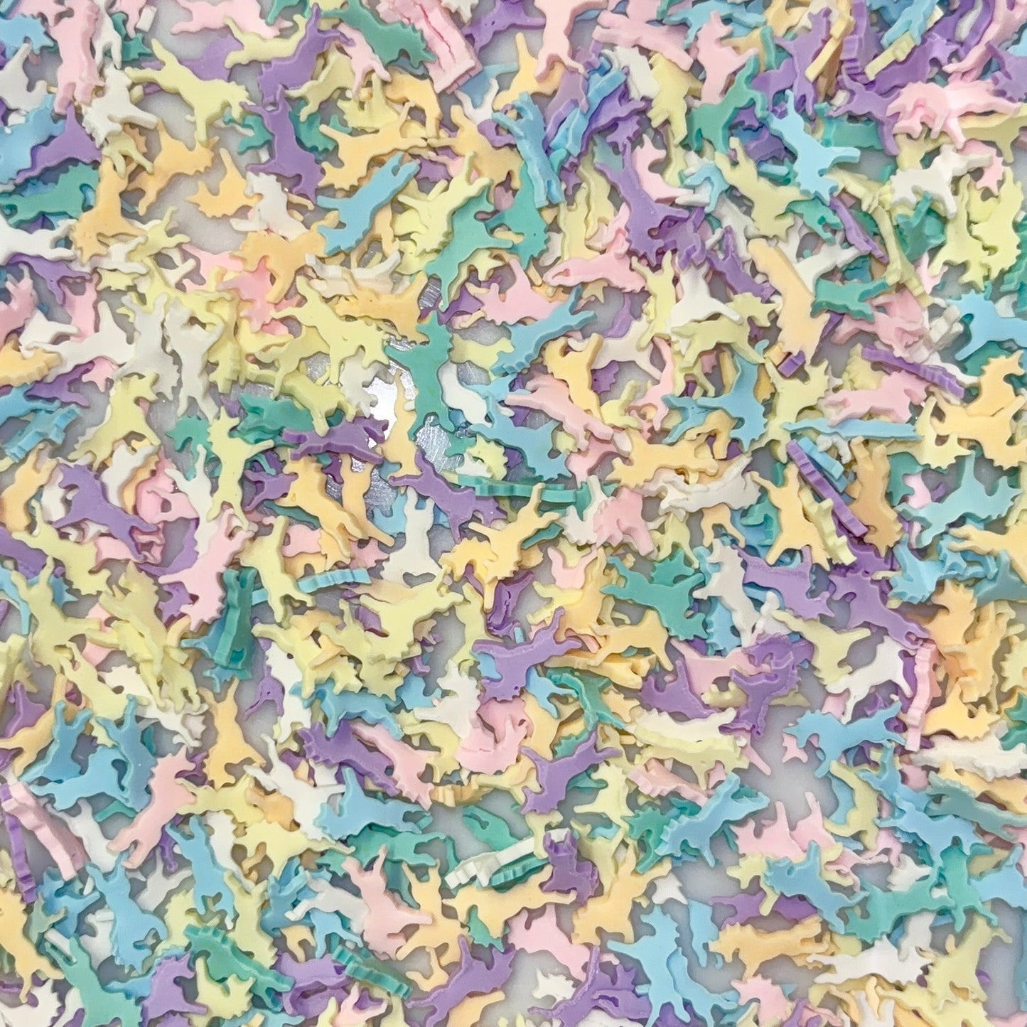 Pastel Unicorn - Polymer Clay Slices 1oz