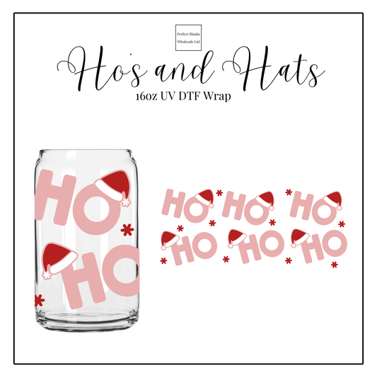Hos & Hats 16oz UVDTF