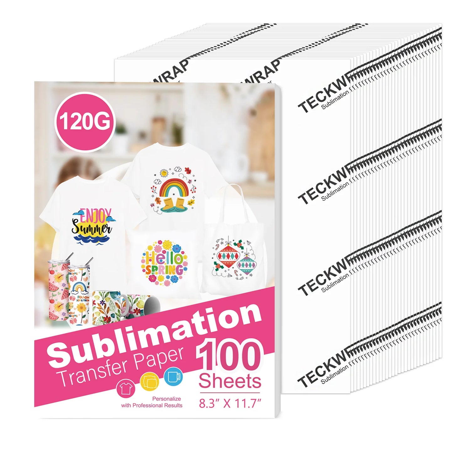 TeckWrap Sublimation Paper A4 - 8.3"x 11.7" (100 sheets)