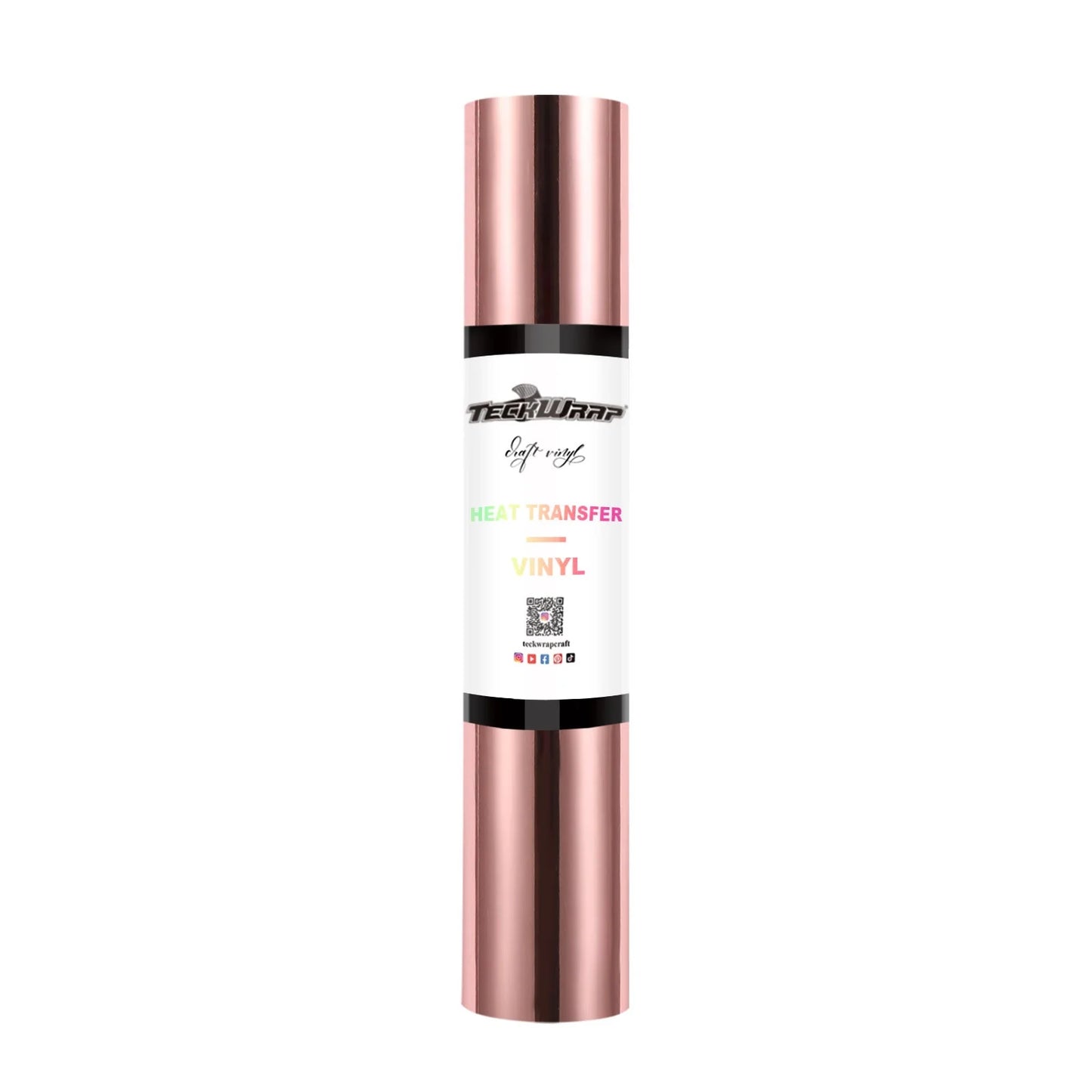 Teckwrap Rose Gold Metallic Chrome HTV - 5ft