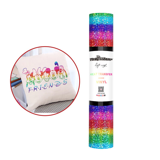 Teckwrap Sparkle Rainbow Metallic Chrome HTV - 5ft