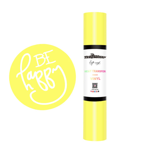 Teckwrap Pastel Yellow PU HTV - 5ft