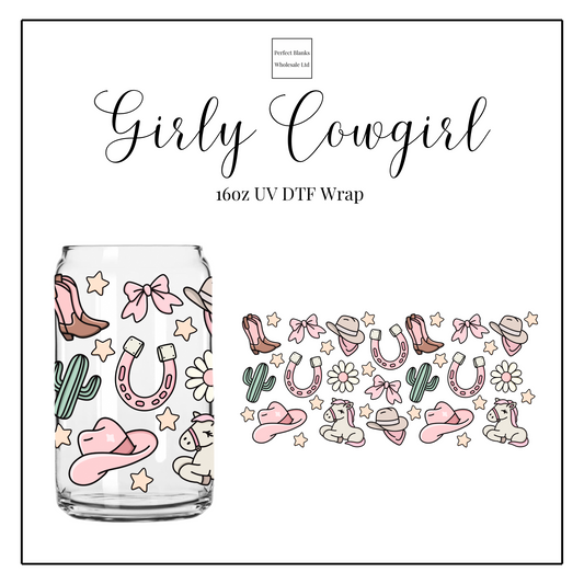 Girly Cowgirl 16oz UVDTF