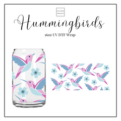 Hummingbirds 16oz UVDTF