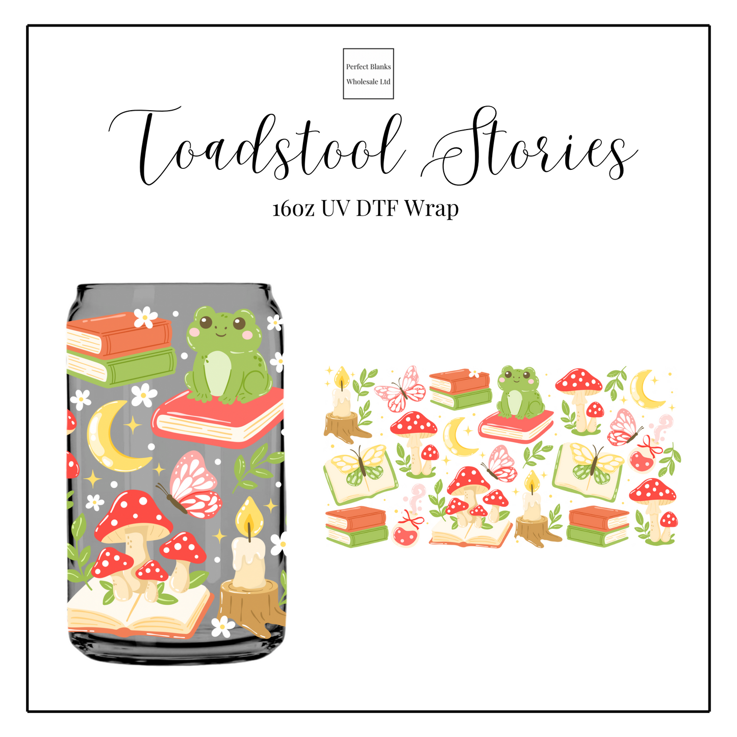 Toadstool Stories 16oz UVDTF