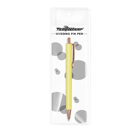 Teckwrap Weeding Pin Pen - Pale Yellow