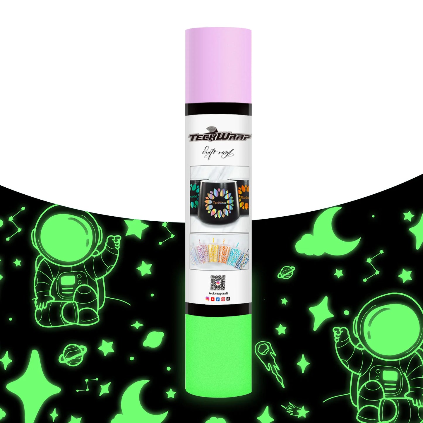 TeckWrap Glow In the Dark Purple Vinyl