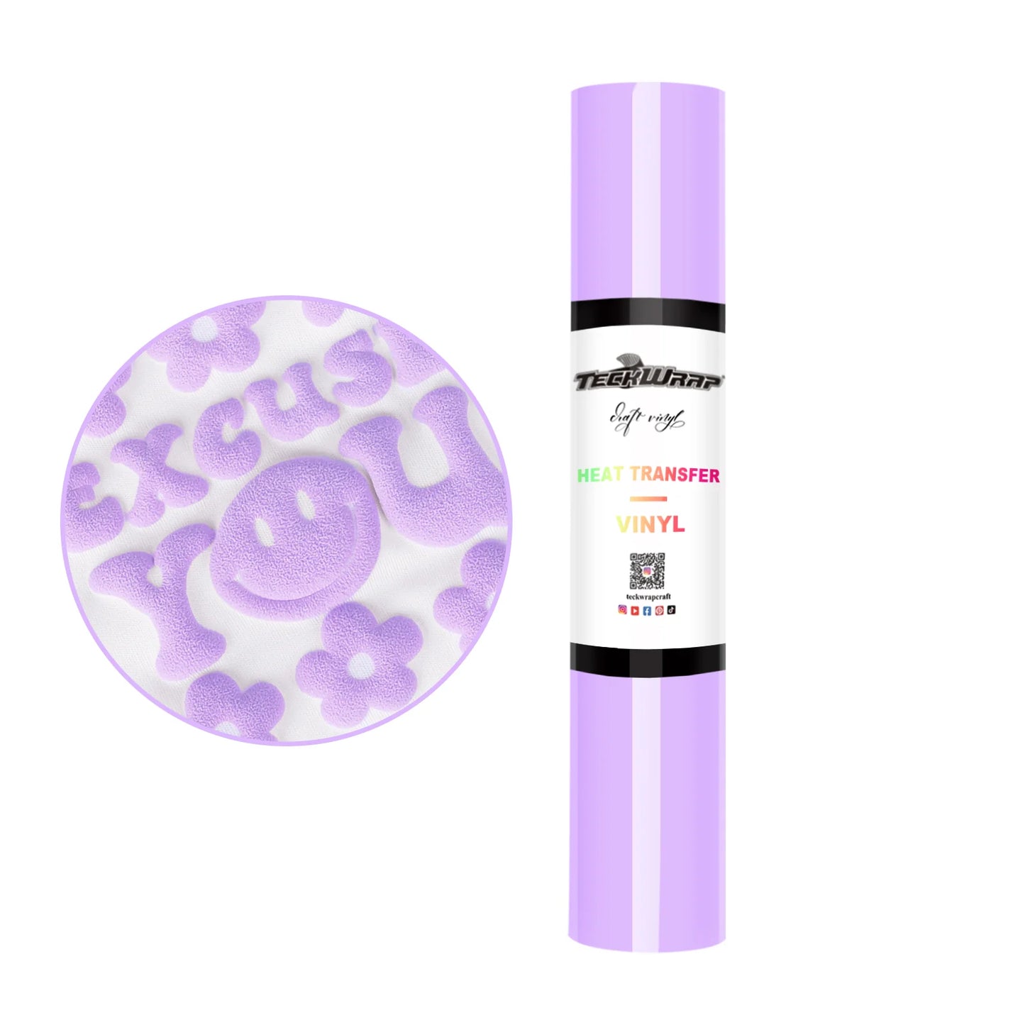 Teckwrap Lilac Puff HTV - 5ft