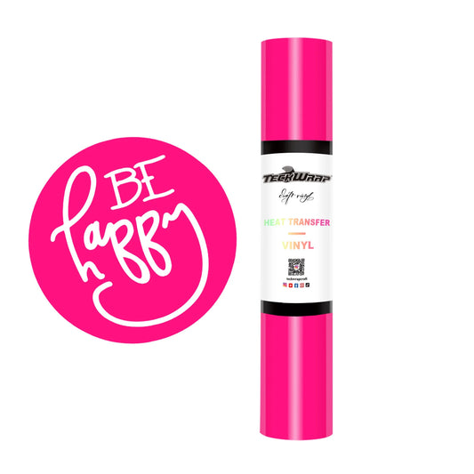 Teckwrap Neon Rose Pink PU HTV - 5ft