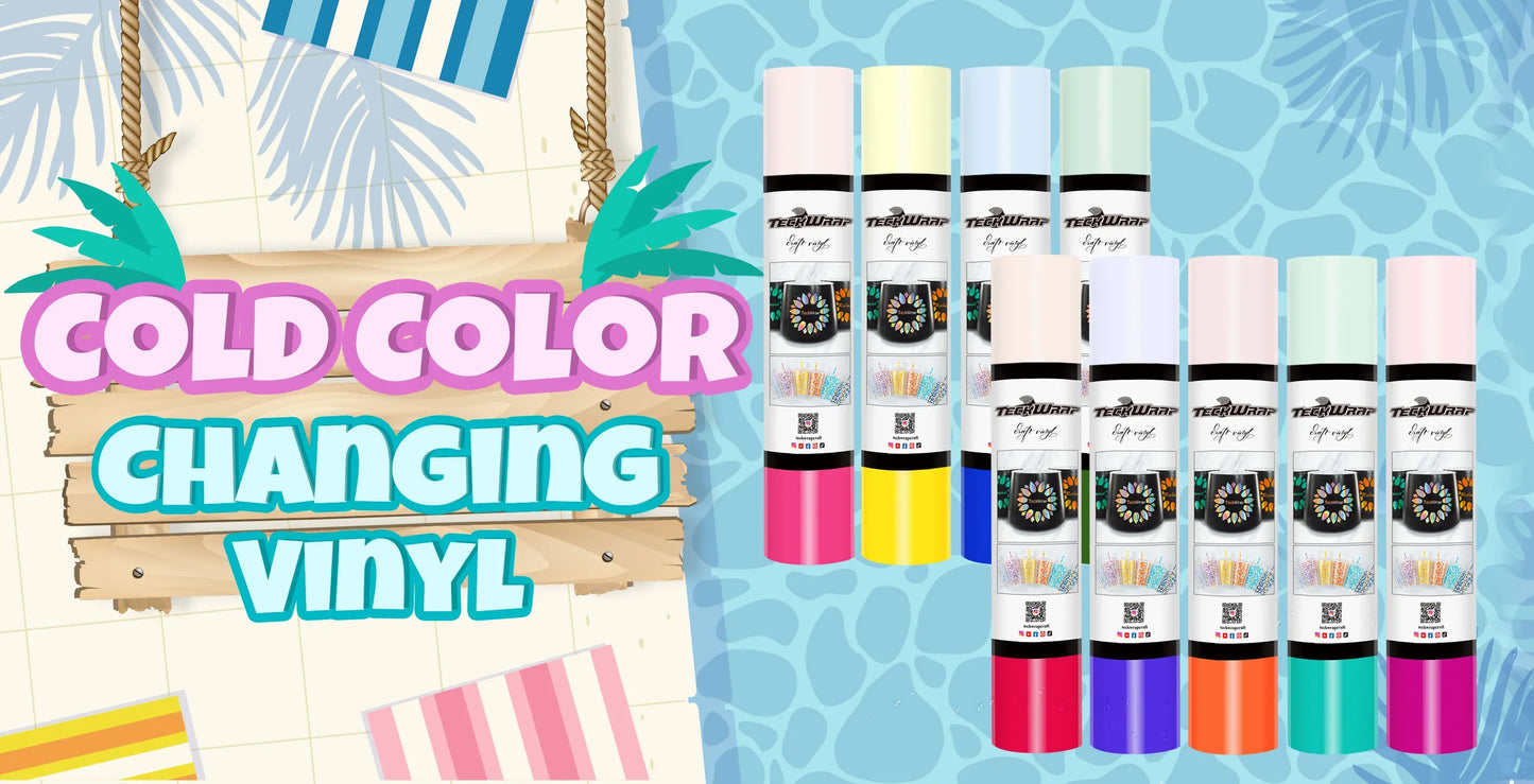 Teckwrap Tiffany Cold Colour Changing Adhesive Vinyl - 5ft