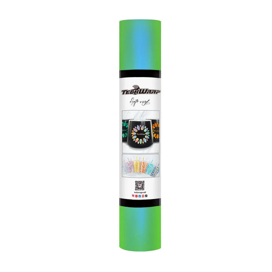 Teckwrap Pearlescent Lime Opal Adhesive Vinyl - 5ft