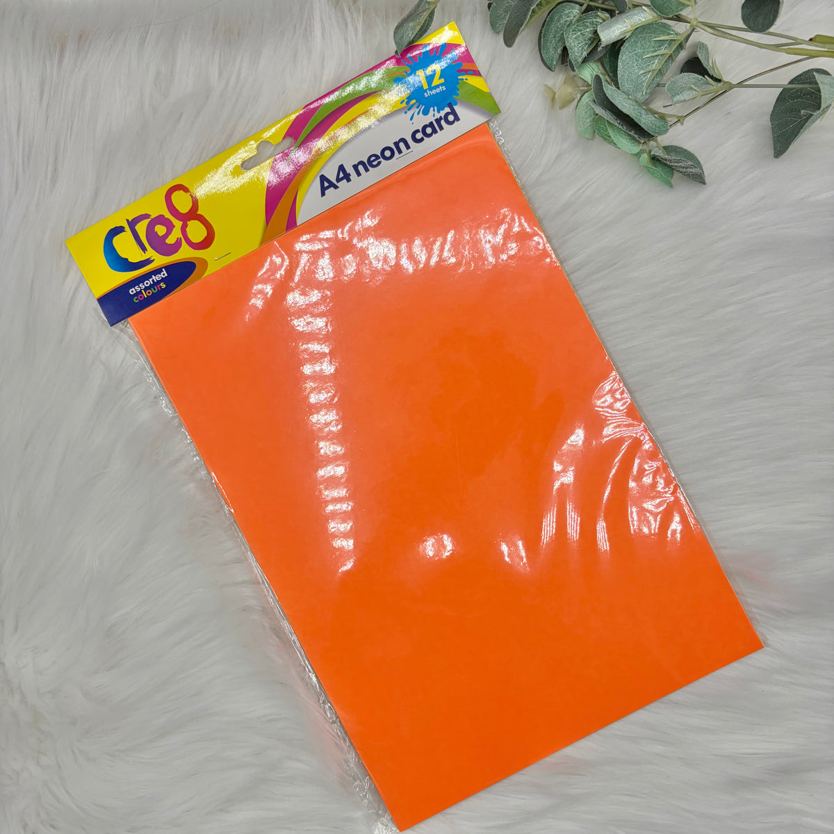 A4 Neon Cardstock 12 Sheet Pack