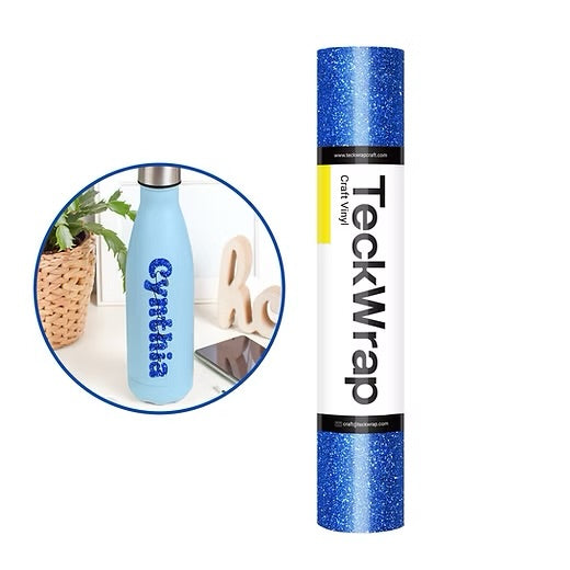 Teckwrap Sparkle Blue Adhesive Vinyl - 5ft