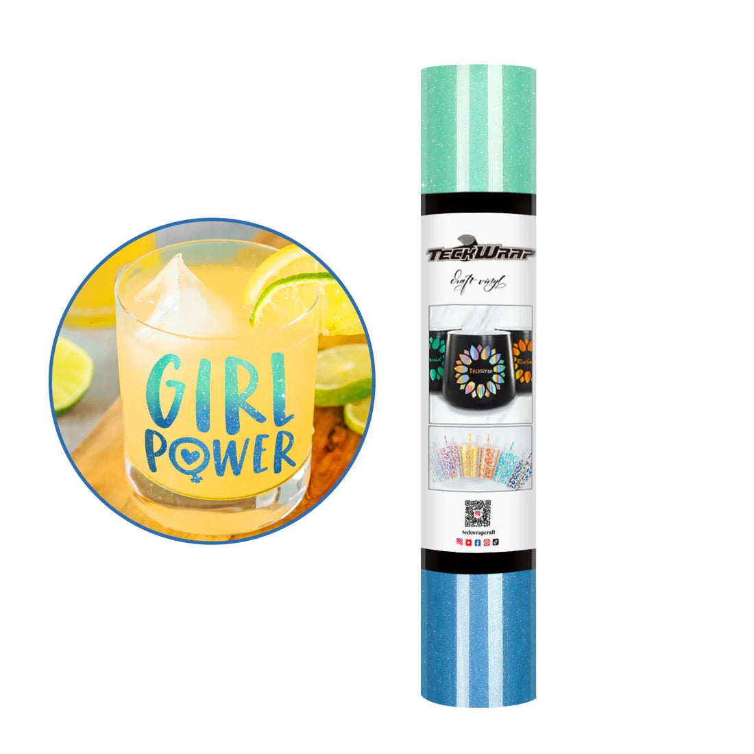 Teckwrap Shimmer Cold Colour Change Mint - 5ft