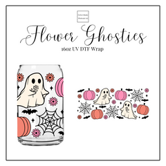 Flower Ghosts 16oz UVDTF