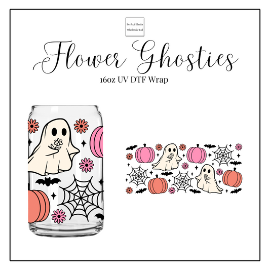 Flower Ghosts 16oz UVDTF