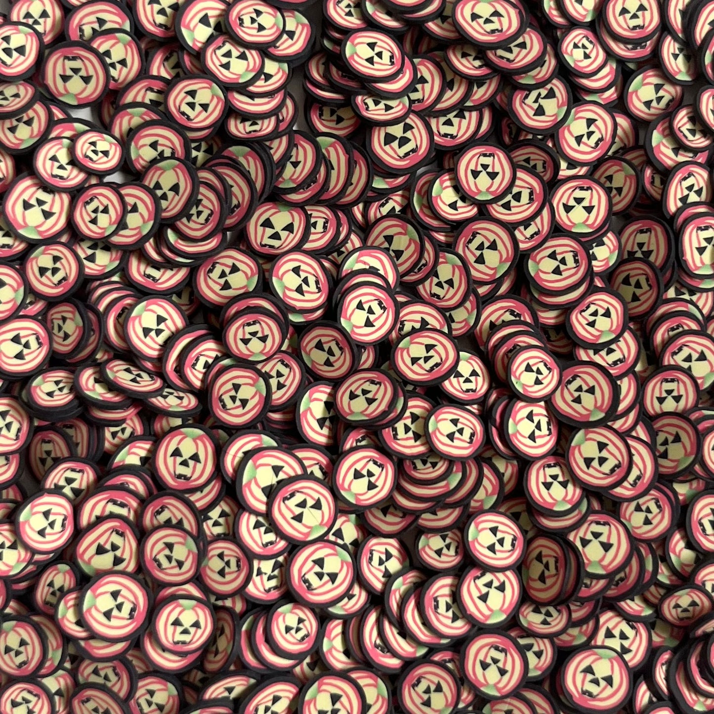Pumpkin Head - Polymer Clay Slices